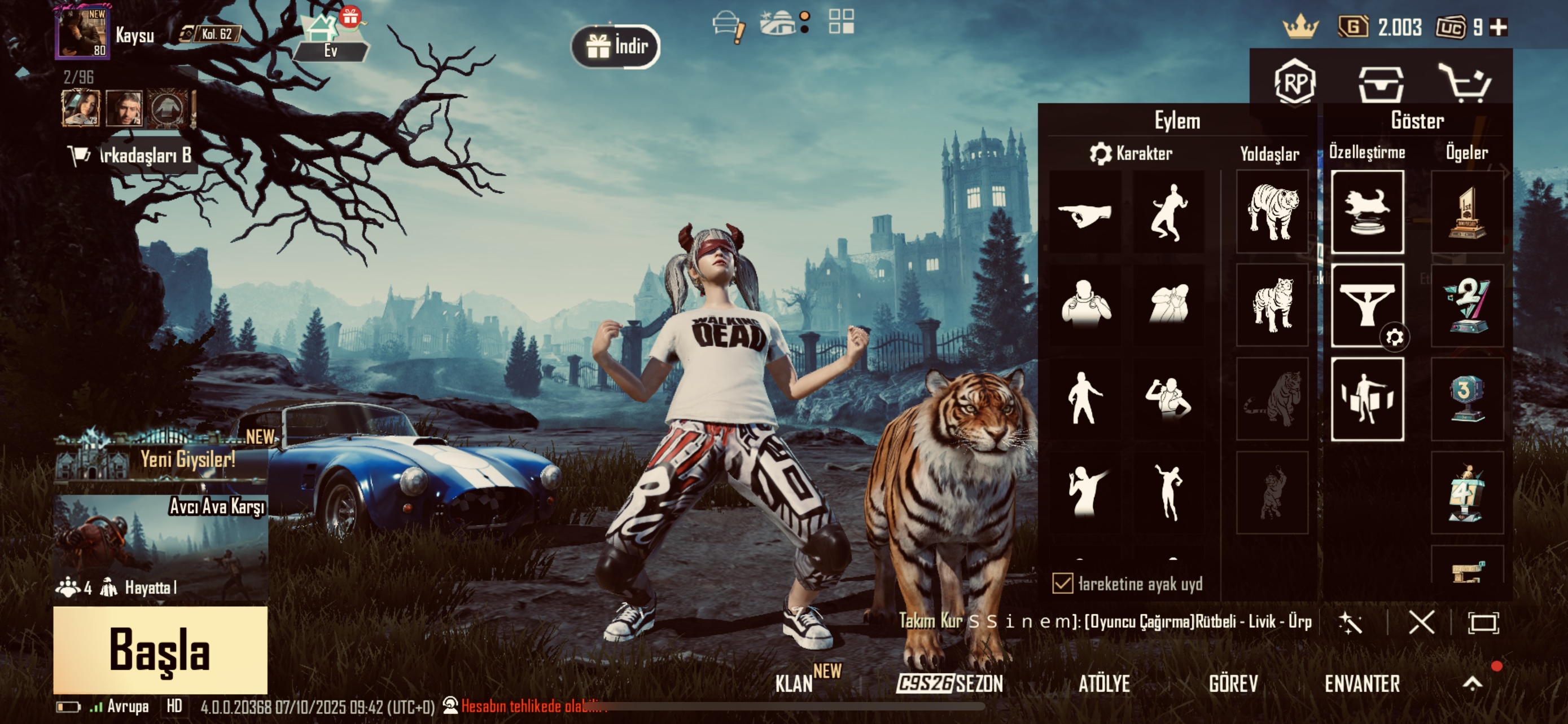 GÖÇEBE 7 HESAP NADİR DÜZEYDE