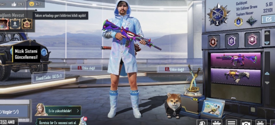 Pubg mobile maskara hesap